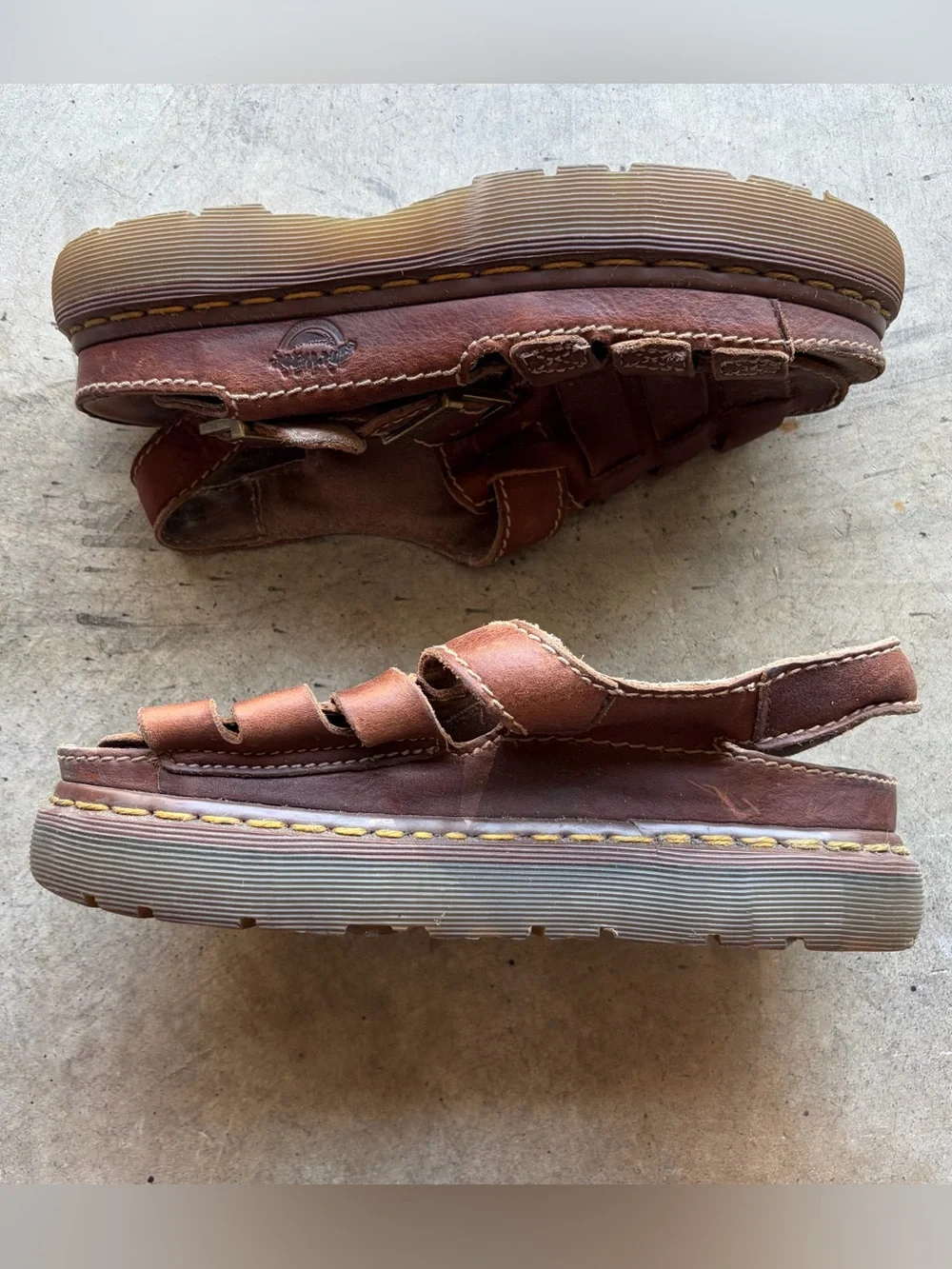Vintage 1990s Dr Martens Platform Fisherman Sandals